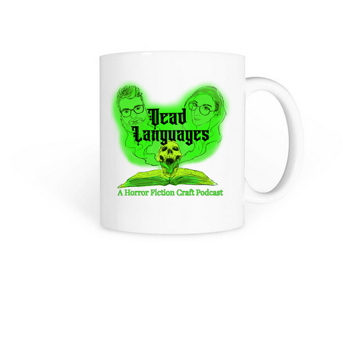 Dead Languages - The Well of Writing, a White Coffee Mug