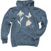 Land to Learn, a Indigo Pullover Hoodie