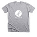 Talon Productions Logo in circle - White, a Athletic Heather Premium Unisex Tee