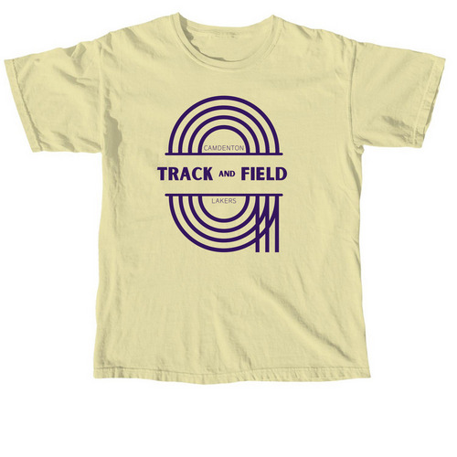 2024 Laker T&F (3), a Butter Comfort Colors Unisex Tee