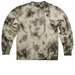 Psychedlic Snails and Swirls, a Olive Tie Dye Crewneck Sweatshirt