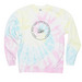 Psychedlic Snails and Swirls, a Tie Dye Sunset Swirl