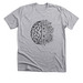 Floral Brain, a Athletic Heather Premium Unisex Tee