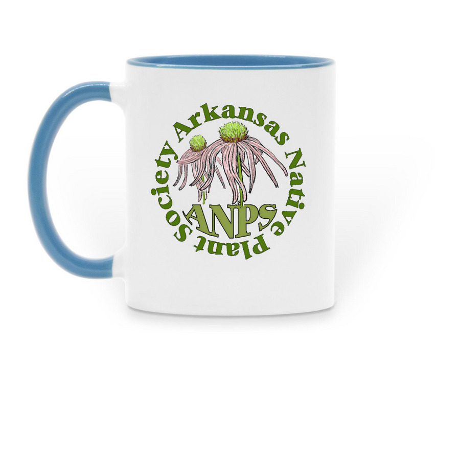 ANPS Mug - Ashy Sunflower, a Light Blue Two-Tone Ceramic Mug (back-view)