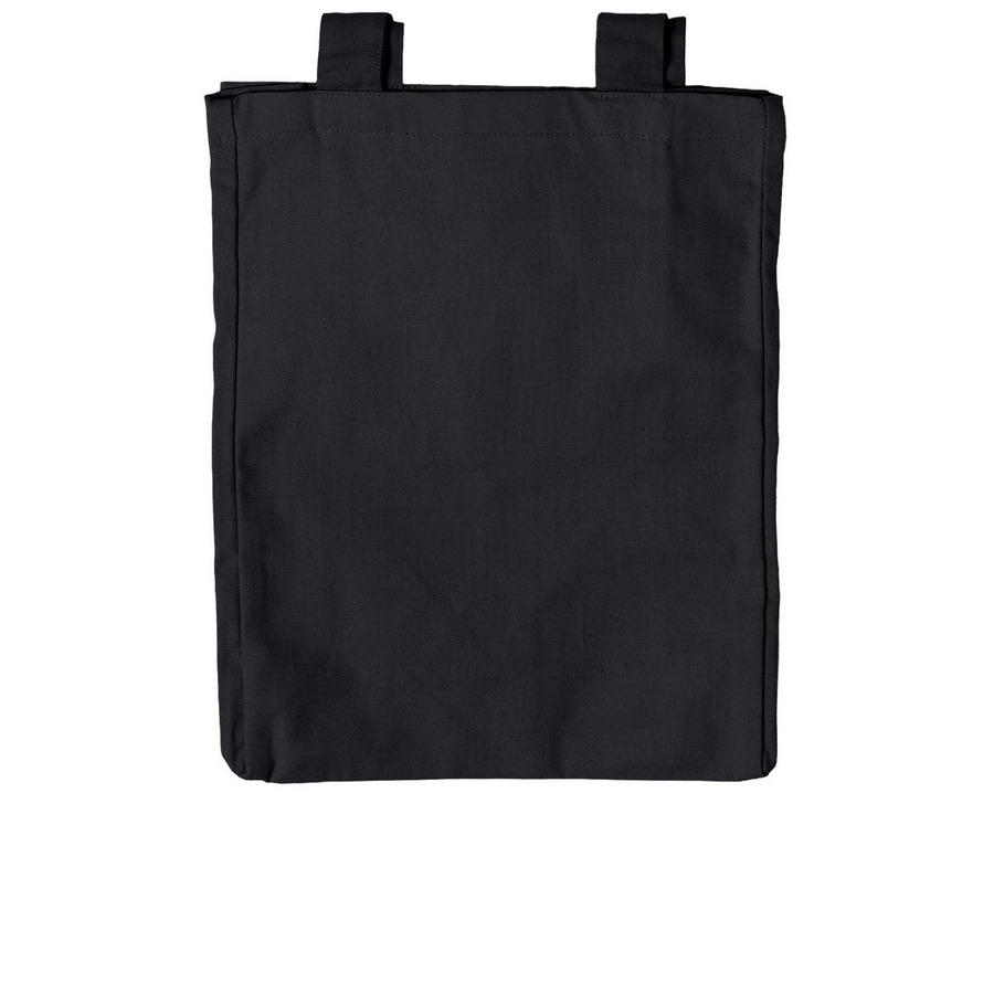 Community at My Library Tote, a Black Reclaimist Everywhere Tote Bag (back-view)