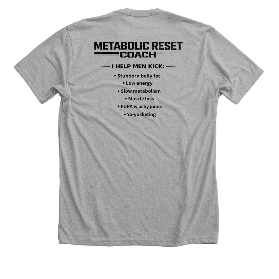 Keep moving Forward, a Athletic Heather Premium Unisex Tee (back-view)