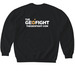 THE GEOFIGHT Crewneck Sweathshirts, a Black Softstyle Crewneck Sweatshirt (back-view)