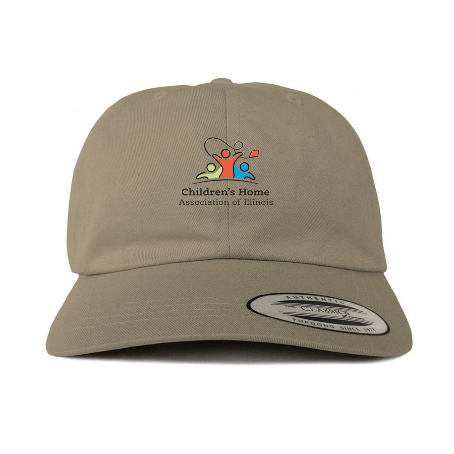 CHAIL Logo Hats, a Khaki Printed Classic Baseball Cap