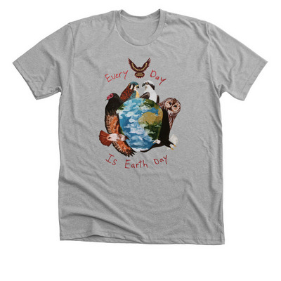 Every Day is Earth Day, a Athletic Heather Premium Unisex Tee