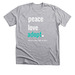 Peace Love Adopt Apparel, a Athletic Heather Premium Unisex Tee