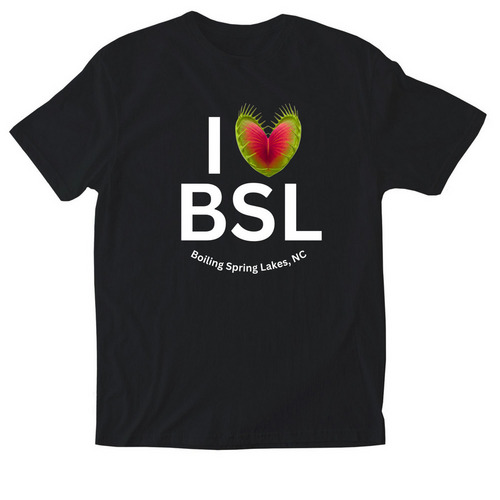 I Love BSL, a Black Softstyle Cotton Tee