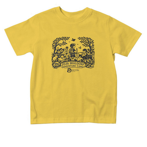 2026 Waldorf Adventure Camp - Toddler, a Yellow Toddler Tee