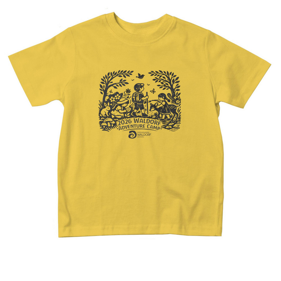 2026 Waldorf Adventure Camp - Toddler, a Yellow Toddler Tee