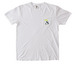 FCC Students Doodle Pocket Tee (Green), a White Comfort Colors Pocket Tee