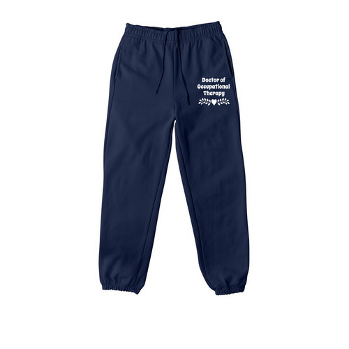 Doctor of OT Sweatpants, a Navy Premium Heavyweight Jogger
