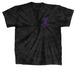 Holding Space Logo, a Black Classic Tie Dye Tee