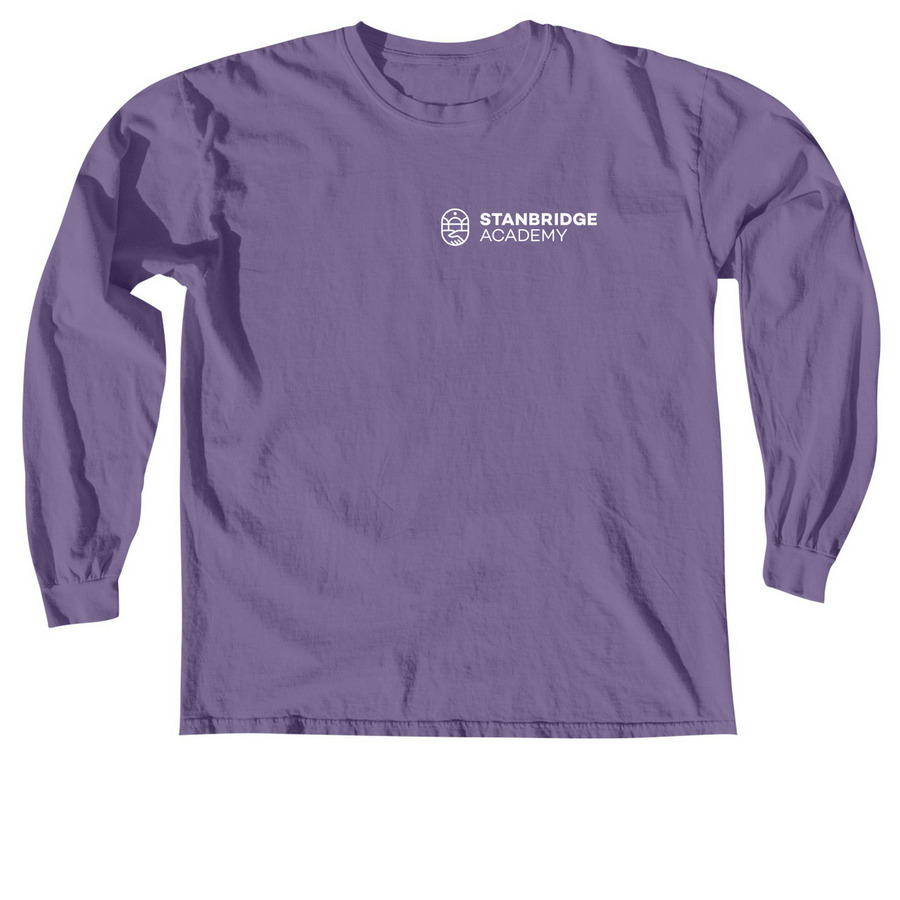 Stanbridge Long Sleeve Tees, a Grape Comfort Colors Long Sleeve Tee