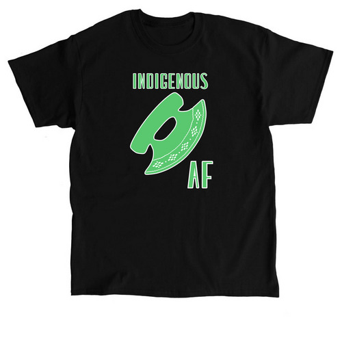 Indigenous AF, a Black Classic Unisex Tee