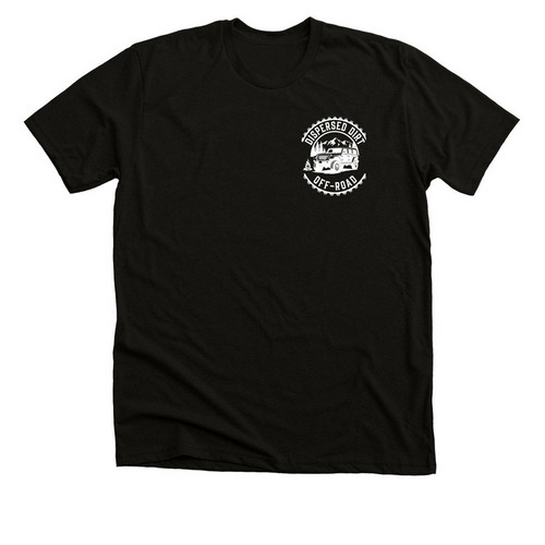 Dispersed Dirt Offroad&nbsp;, a Black Heather Premium Unisex Tee