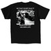 Earth Crisis homage, a Black Classic Unisex Tee (back-view)