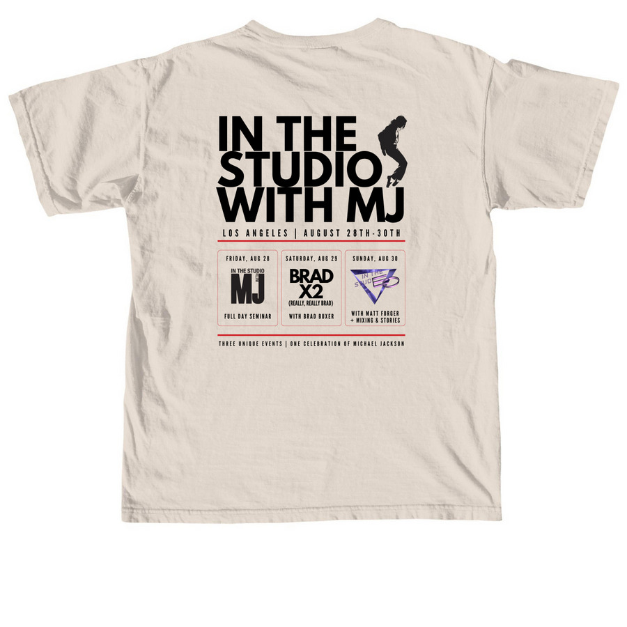 LA Weekend 2026, a Ivory Comfort Colors Unisex Tee (back-view)