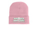 "Barn Hair, Don't Care!" Beanies, a Pink Printed Cuffed Beanie