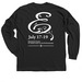 Disney's Frozen - Snowflake - White Font, a Black Classic Long Sleeve Tee (back-view)