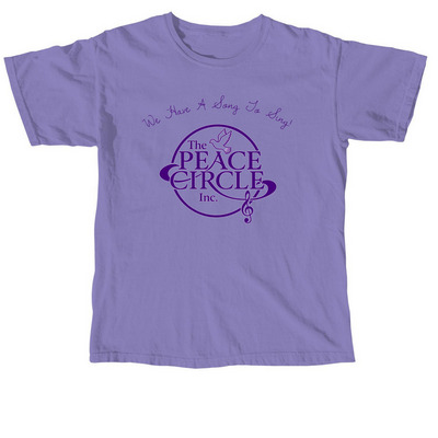 The Peace Circle, Inc., a Violet Comfort Colors Unisex Tee