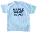 Maplewood is 75 in Navy ? Youth Tee, a Lagoon Youth Tie Dye Tee