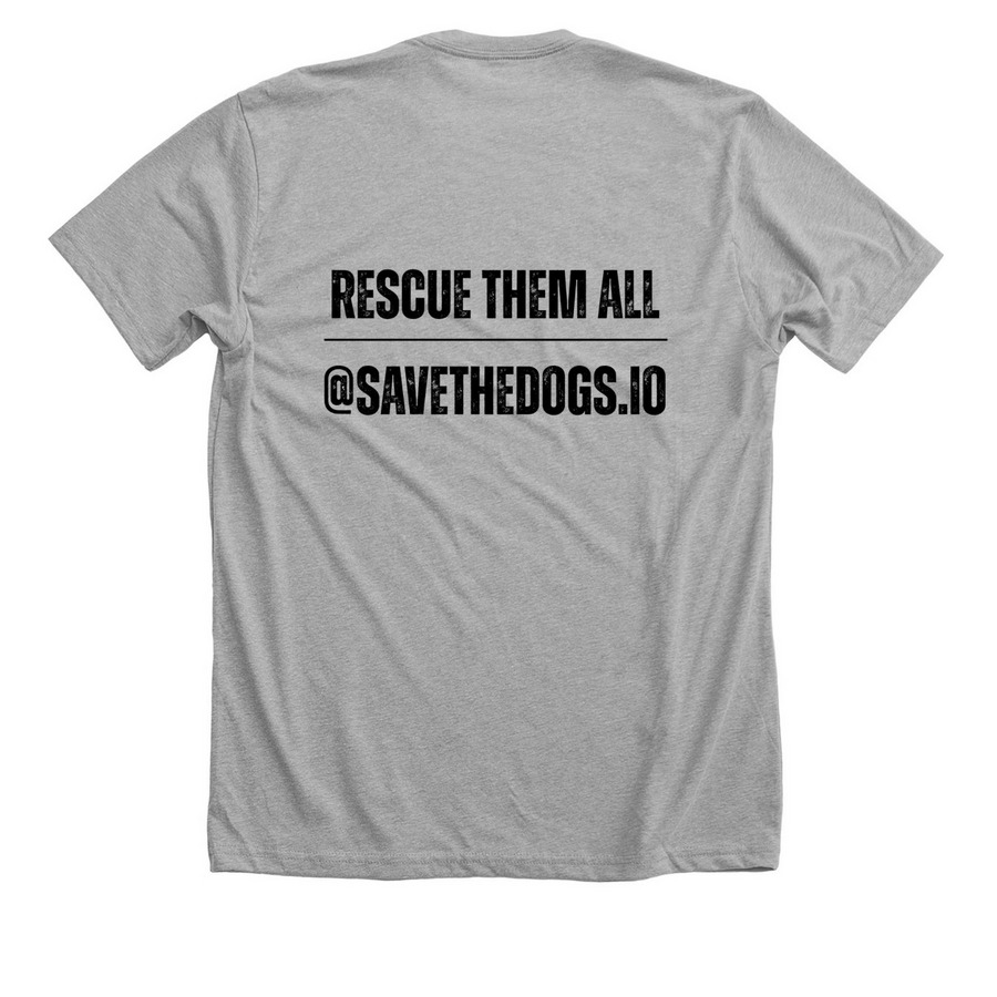 Tear Gassed Light Shirts, a Athletic Heather Premium Unisex Tee (back-view)