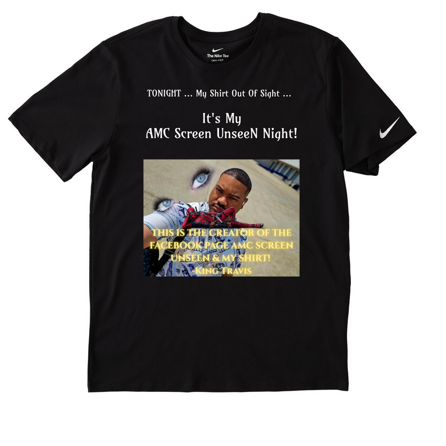 Come & See Me!, a Black Nike Dri-FIT Jersey Blend Performance Tee