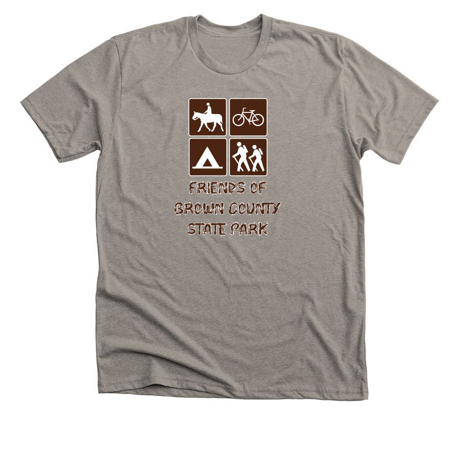 FBCSP Logo Merch&nbsp;, a Heather Stone Premium Unisex Tee