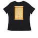 1776 ? When Freedom Was Declared, a Black Women's Relaxed V-Neck Tee (back-view)