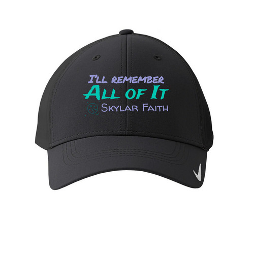 ?All of It? Pluto Hat, a Anthracite Printed Nike Dri-FIT Legacy Performance Cap