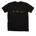 1 Cross + 3 Nails = 4given&nbsp;, a Solid Black Blend Premium Unisex Tee