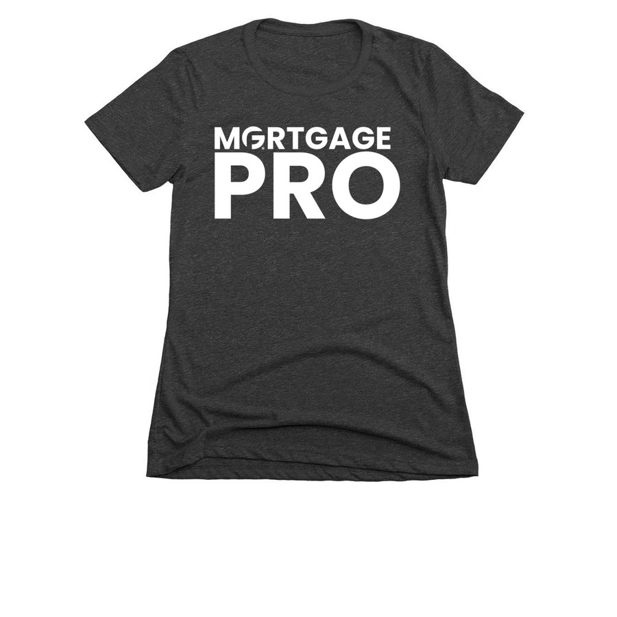 Mortgage Pro Women's Slim Fit, a Charcoal Women's Slim Fit Tee