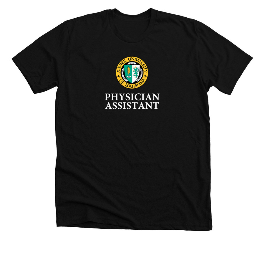 XULA Seal ? White Font, a Solid Black Blend Premium Unisex Tee