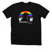 PRIDE Silhouette, a Solid Black Blend Premium Unisex Tee