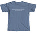 Typewriter Text Shirt, a Blue Jean Comfort Colors Unisex Tee