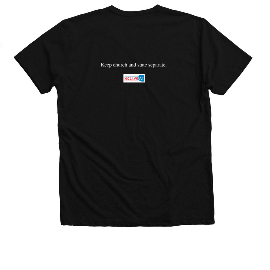 I Read Banned Books, a Solid Black Blend Premium V-Neck Tee (back-view)