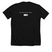 I Read Banned Books, a Solid Black Blend Premium Unisex Tee (back-view)