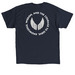 SW FA26 Tee, a Navy Classic Unisex Tee (back-view)