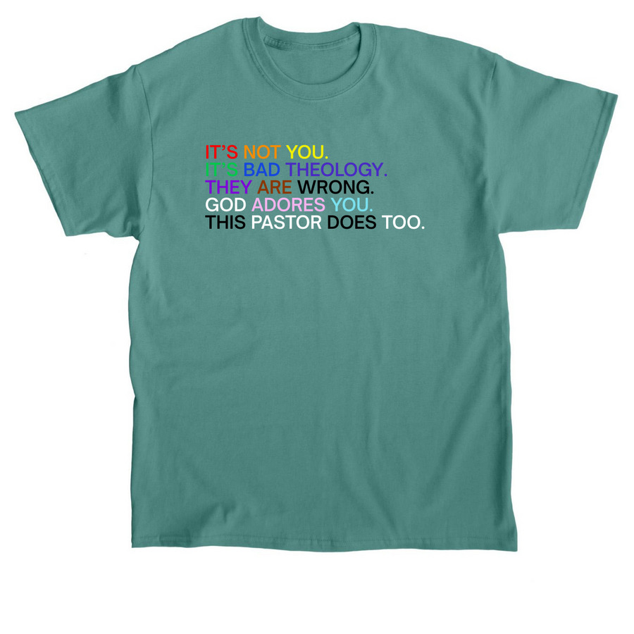 it's not you - pastor, a Jade Dome Classic Unisex Tee