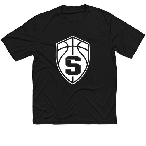 Dri-Fit White Logo, a Black Classic Performance Tee