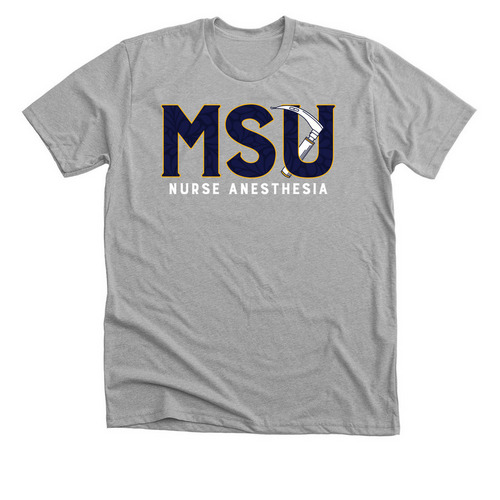 MSU nurse anesthesia, a Athletic Heather Premium Unisex Tee