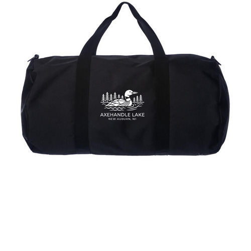 Duffel Bags with White Logo, a Black Day Tripper Duffel Bag