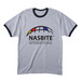 NASBITE International, a Athletic Heather/ Jet Black Cotton Ringer Tee