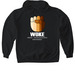 WOKE!, a Black Gildan Softstyle Pullover Hoodie