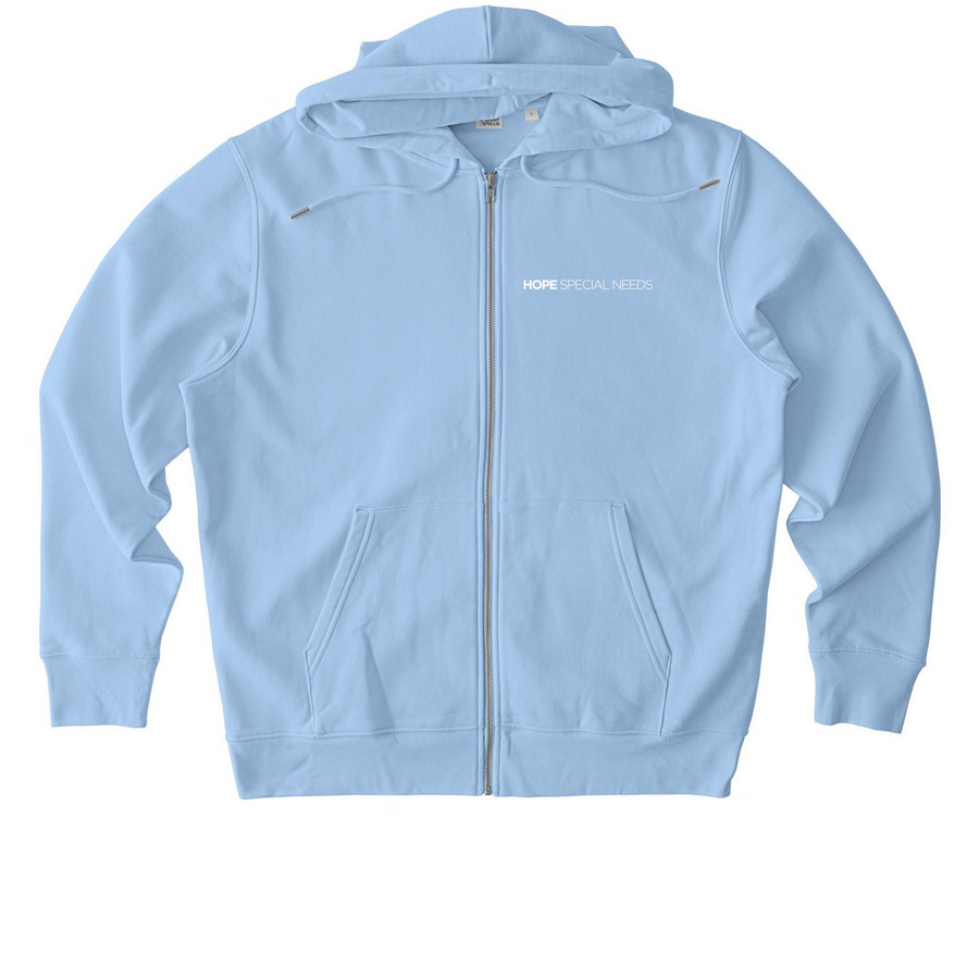 Hope Special Needs Hoodies, a Blue Soul Stanley/Stella Unisex Cultivator 2.0 Zip Up Pullover Hoodie