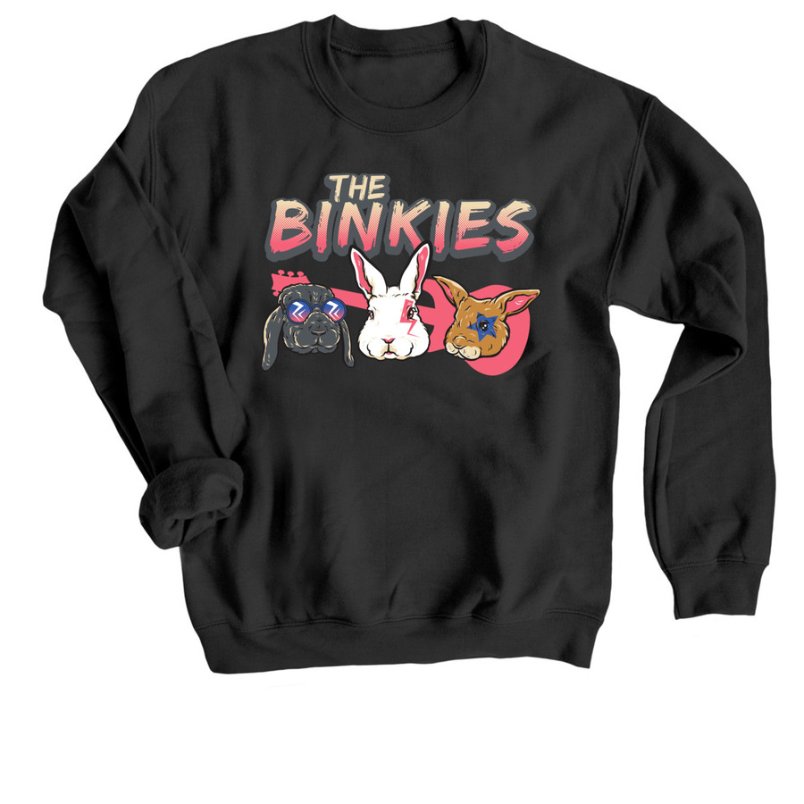 Ohio House Rabbit Rescue Tour, a Black Crewneck Sweatshirt